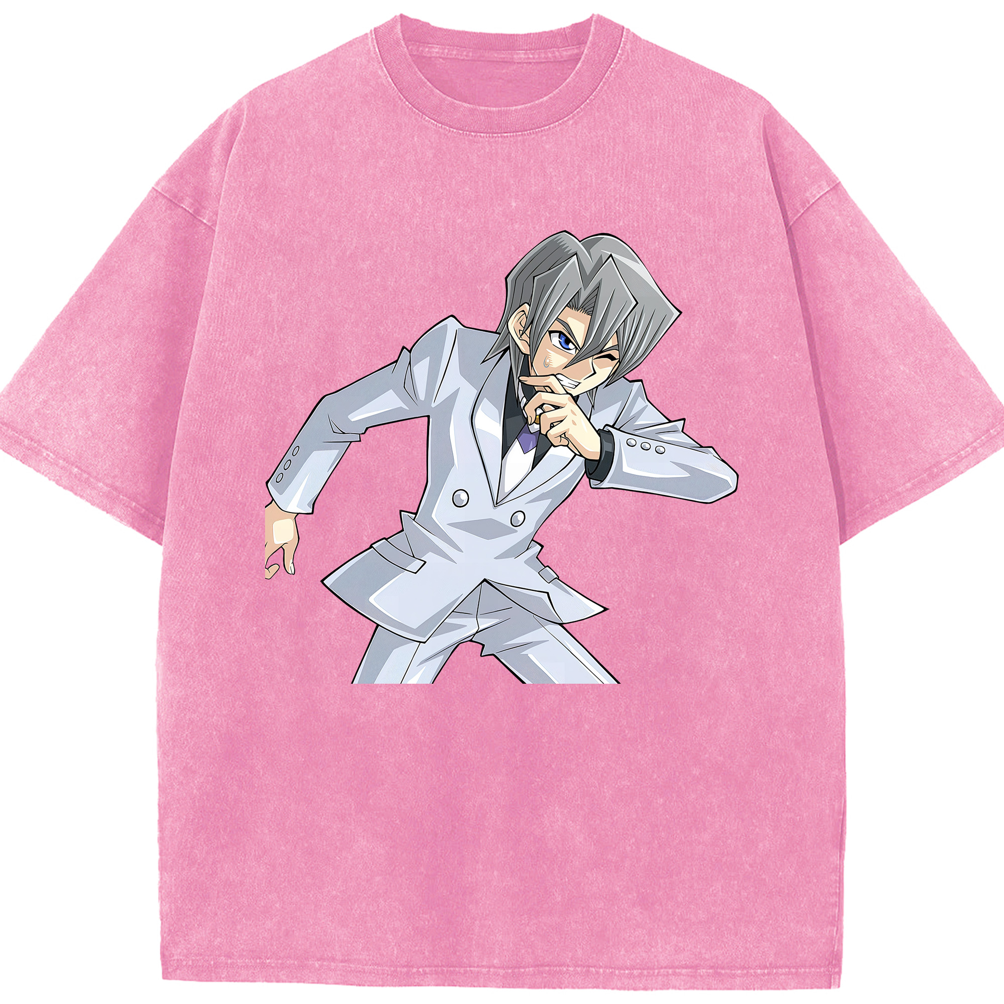（画像用） 遊☆戯☆王 Yu-Gi-Oh! 綿100% ヴィンテージ風 半袖Tシャツ（フロントプリント）